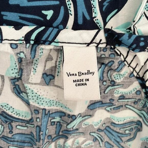 Vera Bradley 29017-11529 One Size Navy Shore Enough Nautical Print Kitchen Apron - Picture 2 of 4